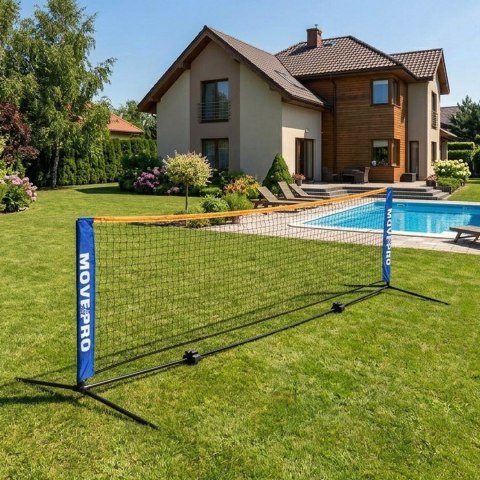 Uniwersalna siatka 305x140 cm 3w1 regulowana do badmintona siatkówki tenisa torba MOVEPRO MOVEPRO