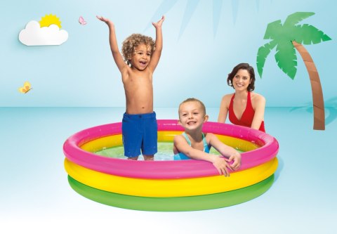 Basen dmuchany brodzik dla dzieci basenik - tęcza INTEX 57422 INTEX Basen dmuchany brodzik dla dzieci basenik - tęcza INTEX 57422 INTEX