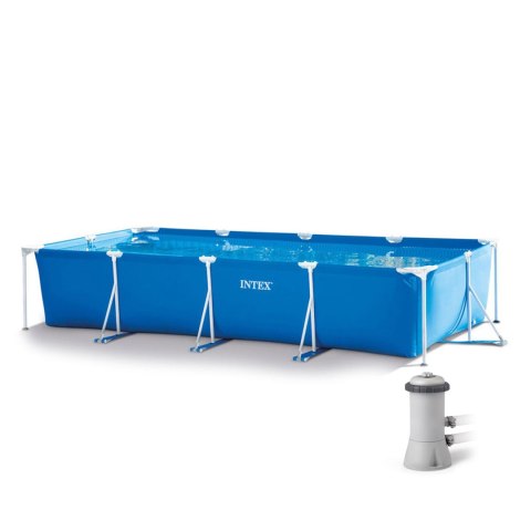 Basen ogrodowy stelażowy duży prostokątny 4,5x2,2 m INTEX 28274 INTEX Basen ogrodowy stelażowy duży prostokątny 4,5x2,2 m INTEX 28274 INTEX