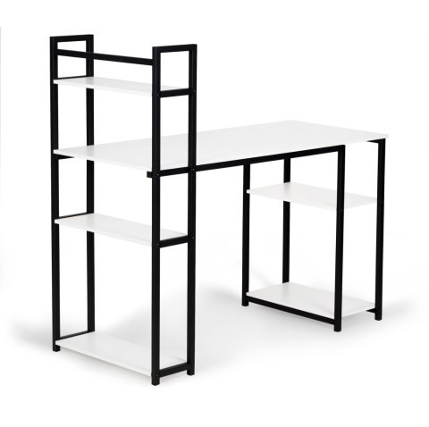 Biurko komputerowe biurowe stół + regał półki loft ModernHome ModernHome Biurko komputerowe biurowe stół + regał półki loft ModernHome ModernHome