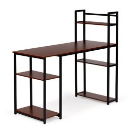 Biurko komputerowe biurowe stół + regał półki loft dąb ModernHome ModernHome