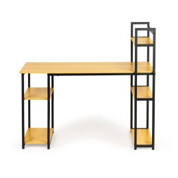 Biurko komputerowe biurowe stół + regał półki loft jasny dąb ModernHome ModernHome