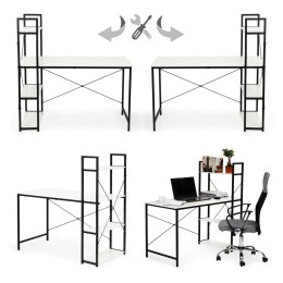 Biurko komputerowe biurowe stół + regał półki loft ModernHome ModernHome