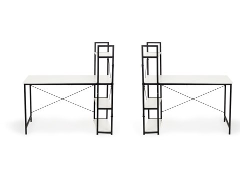 Biurko komputerowe biurowe stół + regał półki loft ModernHome ModernHome Biurko komputerowe biurowe stół + regał półki loft ModernHome ModernHome