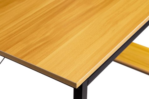 Biurko komputerowe drewniane regał z półkami loft ModernHome Biurko komputerowe drewniane regał z półkami loft ModernHome