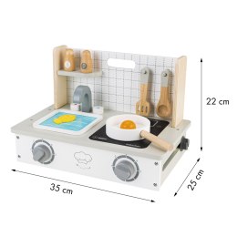 Drewniana kuchenka z akcesoriami mini kuchnia ECOTOYS ECOTOYS