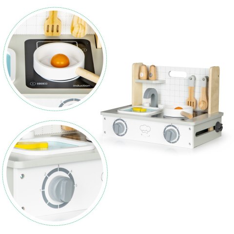 Drewniana kuchenka z akcesoriami mini kuchnia ECOTOYS ECOTOYS Drewniana kuchenka z akcesoriami mini kuchnia ECOTOYS ECOTOYS
