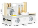 Drewniana kuchenka z akcesoriami mini kuchnia ECOTOYS ECOTOYS