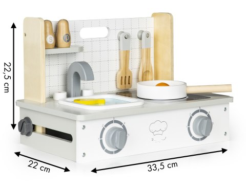 Drewniana kuchenka z akcesoriami mini kuchnia ECOTOYS ECOTOYS Drewniana kuchenka z akcesoriami mini kuchnia ECOTOYS ECOTOYS