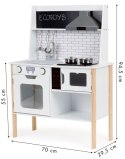 Drewniana kuchnia dla dzieci + dźwięki światełka ECOTOYS ECOTOYS