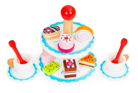 Drewniane ciastka cukiernia patera zestaw ECOTOYS ECOTOYS Drewniane ciastka cukiernia patera zestaw ECOTOYS ECOTOYS