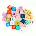 Drewniane klocki edukacyjne miasto mata 121 sztuk ECOTOYS ECOTOYS