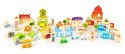 Drewniane klocki edukayjne miasto zoo 120 el. ECOTOYS ECOTOYS