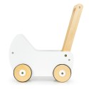Drewniany wózek dla lalek pchacz chodzik ECOTOYS ECOTOYS
