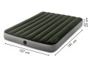 Duży materac dmuchany dwuosobowy 191x137 cm do spania z pompką INTEX 64762 INTEX