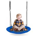 Huśtawka ogrodowa bocianie gniazdo 100cm ECOTOYS niebieska ECOTOYS