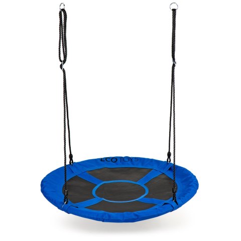 Huśtawka ogrodowa bocianie gniazdo 100cm ECOTOYS niebieska ECOTOYS Huśtawka ogrodowa bocianie gniazdo 100cm ECOTOYS niebieska ECOTOYS