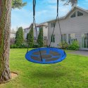 Huśtawka ogrodowa bocianie gniazdo 100cm ECOTOYS niebieska ECOTOYS