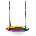 Huśtawka ogrodowa bocianie gniazdo 100cm ECOTOYS wielokolorowa ECOTOYS