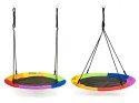 Huśtawka ogrodowa bocianie gniazdo 100cm ECOTOYS wielokolorowa ECOTOYS