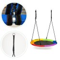 Huśtawka ogrodowa bocianie gniazdo 100cm ECOTOYS wielokolorowa ECOTOYS