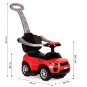 Jeździk chodzik pchacz 3w1 autko super car czerwony MULTISTORE