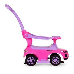 Jeździk chodzik pchacz 3w1 autko super car różowy MULTISTORE