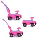 Jeździk chodzik pchacz 3w1 autko super car różowy MULTISTORE