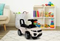 Jeździk dla dzieci autko odpychacz auto dźwięki biały MULTISTORE