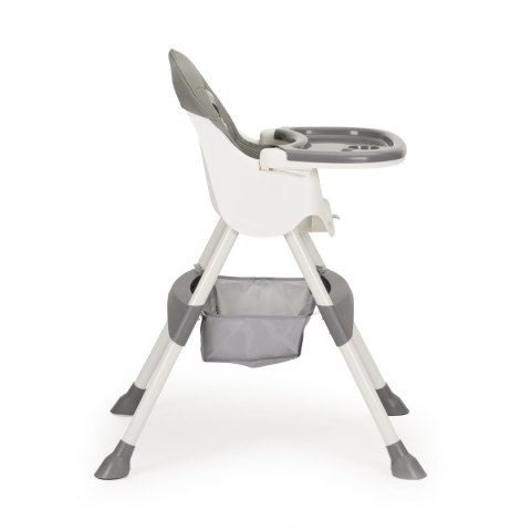 Krzesełko fotelik do karmienia 2w1 pasy 5 punktowe ECOTOYS szare ECOTOYS Krzesełko fotelik do karmienia 2w1 pasy 5 punktowe ECOTOYS szare ECOTOYS