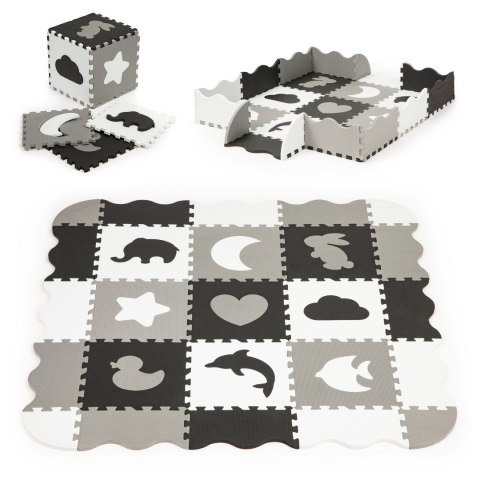 Mata piankowa z płotkiem puzzle suchy basen 25el ECOTOYS ECOTOYS Mata piankowa z płotkiem puzzle suchy basen 25el ECOTOYS ECOTOYS