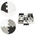 Mata piankowa z płotkiem puzzle suchy basen 25el ECOTOYS ECOTOYS