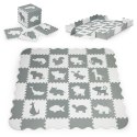 Mata piankowa z płotkiem puzzle suchy basen 36 elementów ECOTOYS ECOTOYS