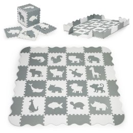 Mata piankowa z płotkiem puzzle suchy basen 36 elementów ECOTOYS ECOTOYS