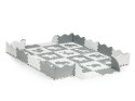 Mata piankowa z płotkiem puzzle suchy basen 36 elementów ECOTOYS ECOTOYS