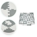 Mata piankowa z płotkiem puzzle suchy basen 36 elementów ECOTOYS ECOTOYS