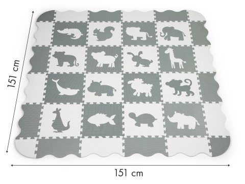 Mata piankowa z płotkiem puzzle suchy basen 36 elementów ECOTOYS ECOTOYS Mata piankowa z płotkiem puzzle suchy basen 36 elementów ECOTOYS ECOTOYS