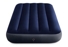 Materac dmuchany 191x76 cm łóżko do spania welurowy INTEX 64756 INTEX
