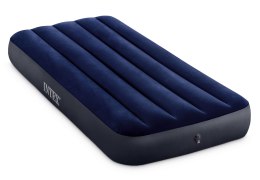 Materac dmuchany 191x76 cm łóżko do spania welurowy INTEX 64756 INTEX