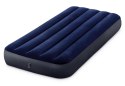 Materac dmuchany 191x76 cm łóżko do spania welurowy INTEX 64756 INTEX