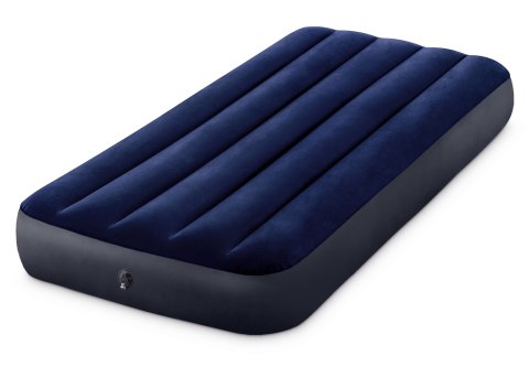 Materac dmuchany 191x76 cm łóżko do spania welurowy INTEX 64756 INTEX Materac dmuchany 191x76 cm łóżko do spania welurowy INTEX 64756 INTEX