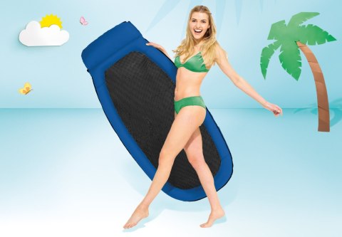 Materac plażowy z siateczką do pływania chłodzący niebieski INTEX 58836 BLUE INTEX Materac plażowy z siateczką do pływania chłodzący niebieski INTEX 58836 BLUE INTEX