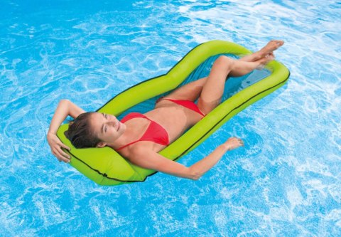 Materac plażowy z siateczką do pływania chłodzący zielony INTEX 58836 GREEN INTEX Materac plażowy z siateczką do pływania chłodzący zielony INTEX 58836 GREEN INTEX