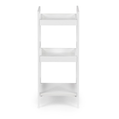 Regał szafka nocna stolik nocny 3 półki biały ModernHome ModernHome Regał szafka nocna stolik nocny 3 półki biały ModernHome ModernHome