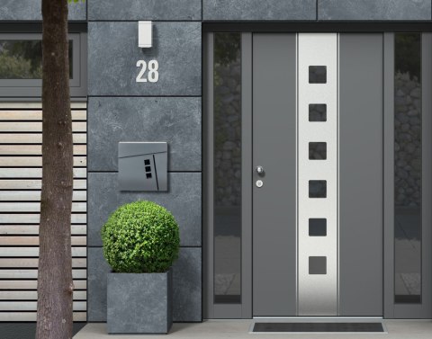 Skrzynka pocztowa listy gazety stal galwanizowana ModernHome Skrzynka pocztowa listy gazety stal galwanizowana ModernHome