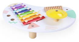 Stolik z instrumentami stół muzyczny cymbałki +18m ECOTOYS ECOTOYS