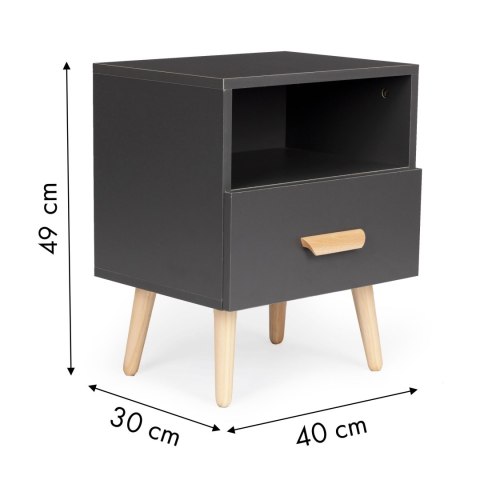 Szafka nocna szuflada stolik nocny ModernHome ModernHome Szafka nocna szuflada stolik nocny ModernHome ModernHome