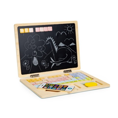 Tablica edukacyjna magnetyczna laptop litery cyfry ECOTOYS ECOTOYS Tablica edukacyjna magnetyczna laptop litery cyfry ECOTOYS ECOTOYS