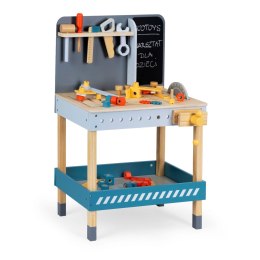 Zabawkowy drewniany warsztat z narzędziami - 47 el. ECOTOYS ECOTOYS