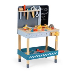 Zabawkowy drewniany warsztat z narzędziami - 47 el. ECOTOYS ECOTOYS